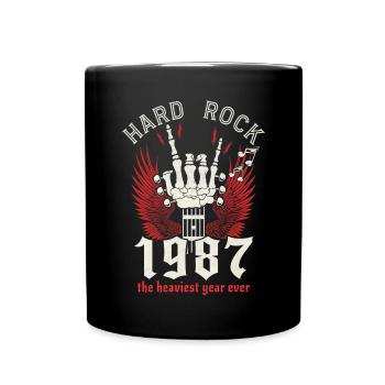 Musicien Hard Rock 1987 35 Ans Anniversaire - Mug uni - noir - Devant