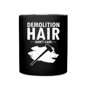 Démolition et rénovation de maisons - Mug uni - noir - Devant