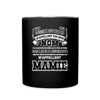 Meilleure grand-mère mamy cadeau humour mamie - Mug uni - noir - Devant