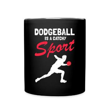 Dodgeball for Dodgeball Player and Gaga Ball - Full Colour Mug - black - Front