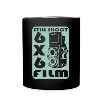 Still Shoot 6x6 Film - Full Colour Mug - black - Front