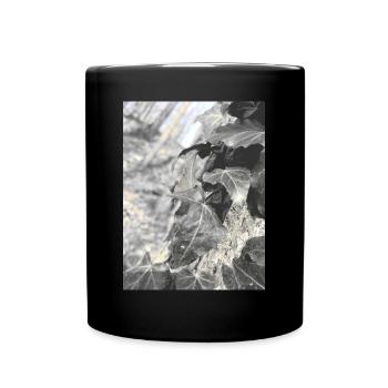 lierre nature plantes forêt - Mug uni - noir - Devant