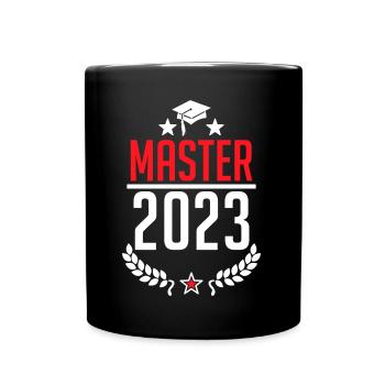Abschluss 2023 - Master 2023 Studium Student Uni - Tasse einfarbig - Schwarz - Vorne