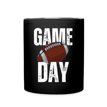 American Football Game Day - Full Colour Mug - black - Front
