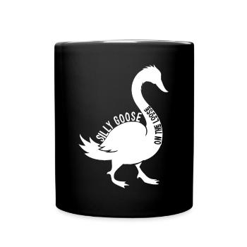 Alberne Gans auf freiem Fuß - Tasse einfarbig - Schwarz - Vorne