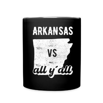 Arkansas tout y tous cadeaux - Mug uni - noir - Devant