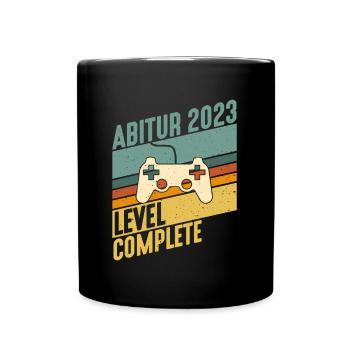 Abitur 2023 Level Complete Gamer Console Abi - Full Colour Mug - black - Front