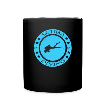 Scuba Diving - Tasse einfarbig - Schwarz - Vorne