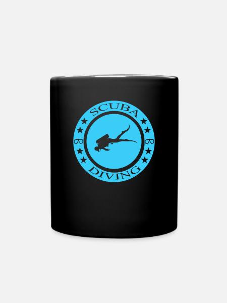 Scuba Diving - Tasse einfarbig - Schwarz