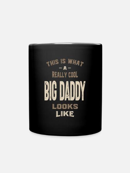 Wirklich cooler Big Daddy - Tasse einfarbig - Schwarz