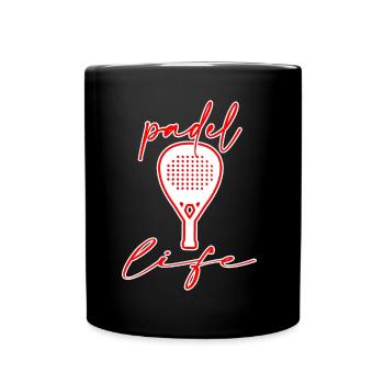 Padel Padel tennis Padel fashion PADEL-life - Full Colour Mug - black - Front