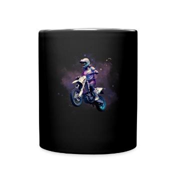Motard Motard Motard Supemoto - Mug uni - noir - Devant