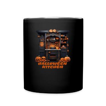 Witch, Medicine, Cooking, Halloween Creepy Kitchen - Full Colour Mug - black - Front