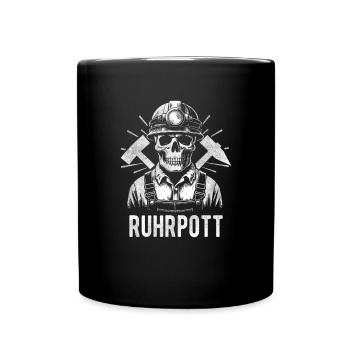 Mining Colliery Ruhr Area Ruhrpott Miners - Full Colour Mug - black - Front
