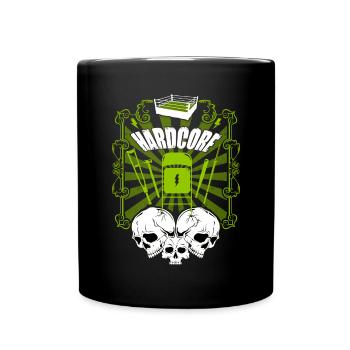 Hardcore Wrestling - Tasse einfarbig - Schwarz - Vorne
