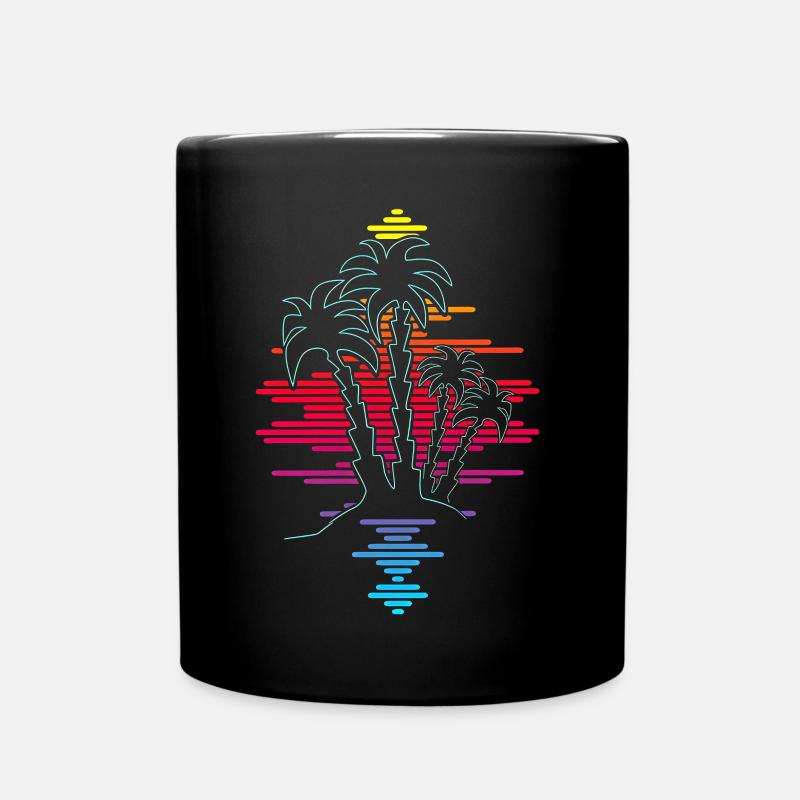 23F 0283 bk - Tasse einfarbig - Schwarz