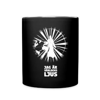 Licht der Welt - Schwedisch - Tasse einfarbig - Schwarz - Vorne