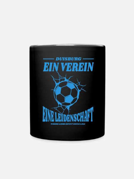 Duisburg Fußball Fan Geschenk - Tasse einfarbig - Schwarz