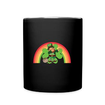 Irlande Kobold Trèfle Saint Patrick’s Day - Mug uni - noir - Devant