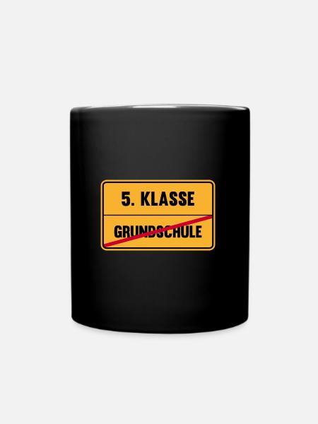 Gymnasium 5. Klasse Realschule Weiterführende Schu - Tasse einfarbig - Schwarz