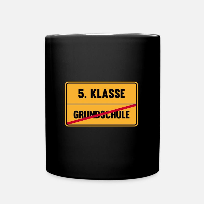 Gymnasium 5. Klasse Realschule Weiterführende Schu - Tasse einfarbig - Schwarz