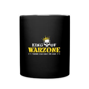 King of Warzone Gamer Cadeaux Calls à Duty Cod - Mug uni - noir - Devant