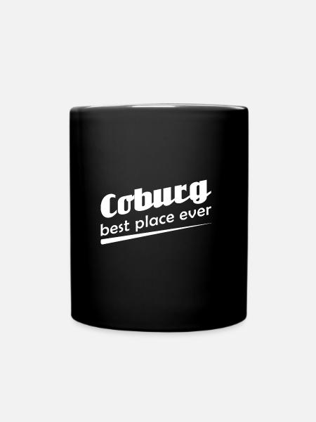 Coburg - Stadt best place ever - Tasse einfarbig - Schwarz