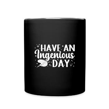 Peintre d’art drôle avoir un cadeau d’artiste ingénieux de jour - Mug uni - noir - Devant