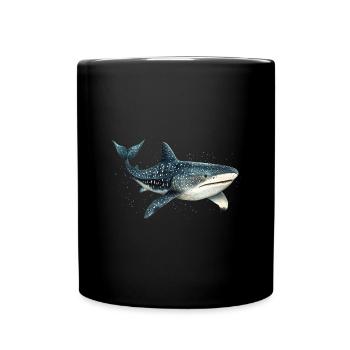 Walhai - Tasse einfarbig - Schwarz - Vorne