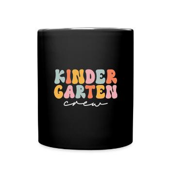 Kindergarten Group Parents Educator Preschool - Full Colour Mug - black - Front