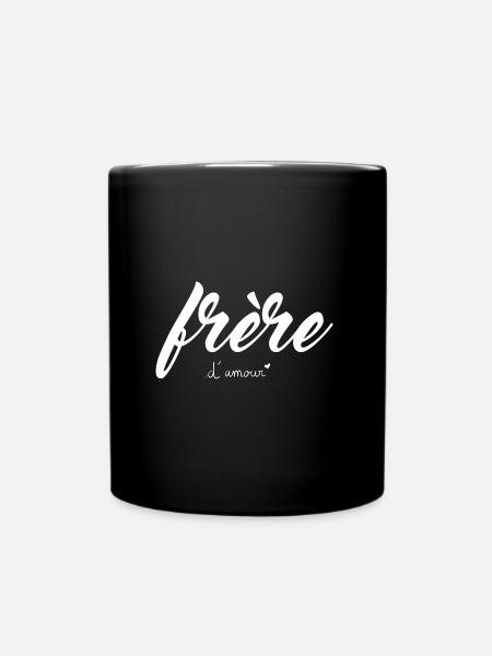 frero d amour, frère d'amour - Mug uni - noir