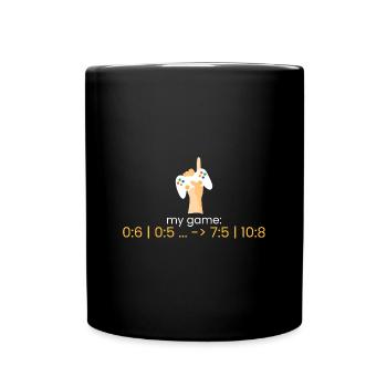 my game: 0:6 | 0:5 .. -> - Full Colour Mug - black - Front