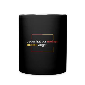 Fear of my HOOKS - Full Colour Mug - black - Front