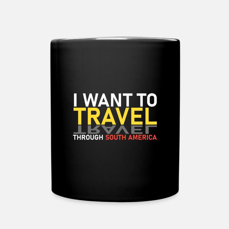 Voyage en Amérique du Sud - Mug uni - noir