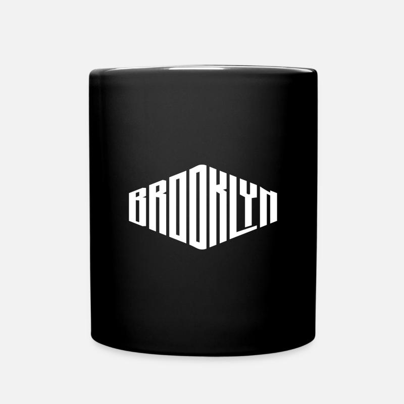 Brooklyn - Full Colour Mug - black