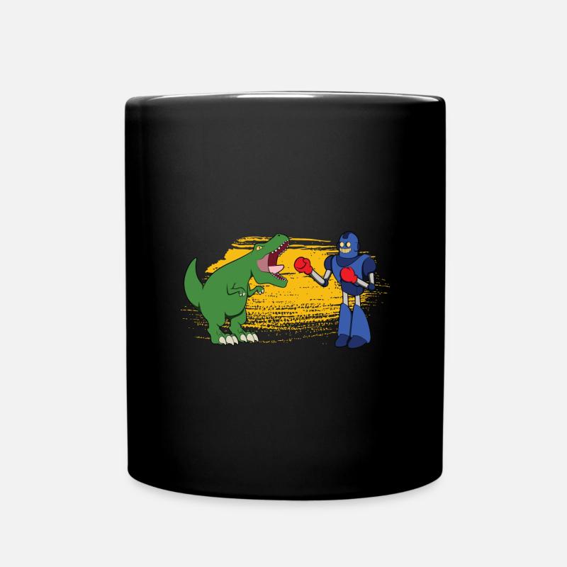 Roboter - Tasse einfarbig - Schwarz