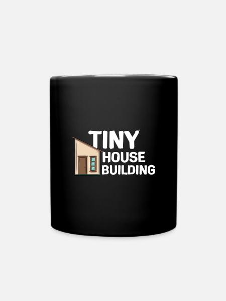 Tiny House - Tasse einfarbig - Schwarz