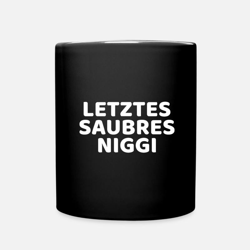 DDR Nicki Niggi Ossi Geschenkidee - Tasse einfarbig - Schwarz