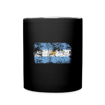 Argentina Flag South America Argentine Flag - Full Colour Mug - black - Front