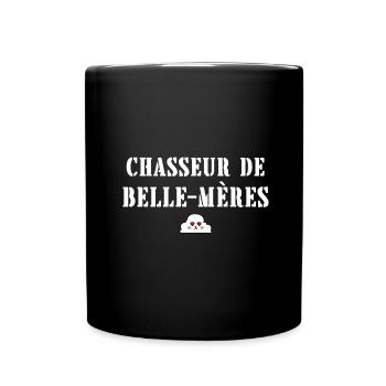chasseur de belle-mères - Mug uni - noir - Devant