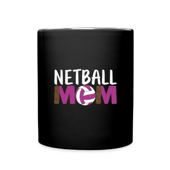 Love Netball Netball Player Gift - Full Colour Mug - black - Front