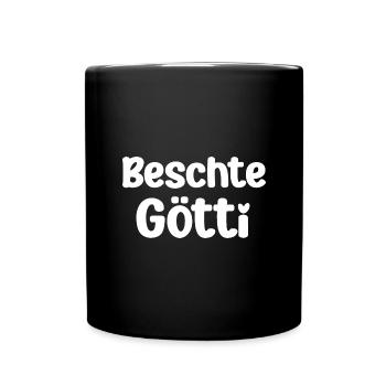 Beschte Götti bester Götti bescht Götti Schweiz - Tasse einfarbig - Schwarz - Vorne