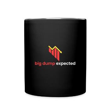 large landfill expected - Full Colour Mug - black - Front