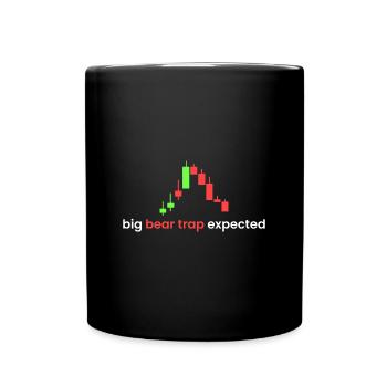 Big bear expected - Full Colour Mug - black - Front
