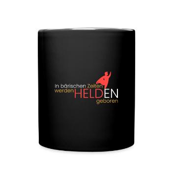 Devenir des héros dans le baissier - Mug uni - noir - Devant