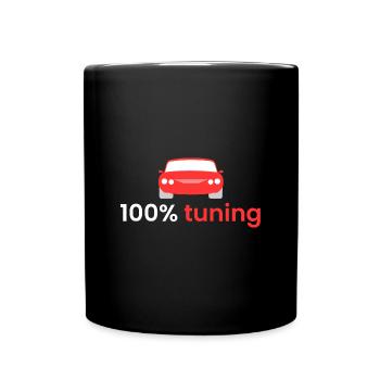 100% voting - Full Colour Mug - black - Front