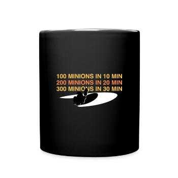 100 sbires en 10 min - Mug uni - noir - Devant