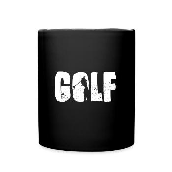 Golfeurs Golf Club Golf Parcours de golf Golf Sports - Mug uni - noir - Devant
