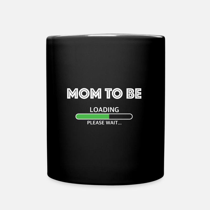 Mama wird geladen | Baby on board, Kind, Party - Tasse einfarbig - Schwarz