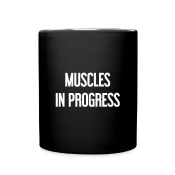 Muscles en progression - Mug uni - noir - Devant